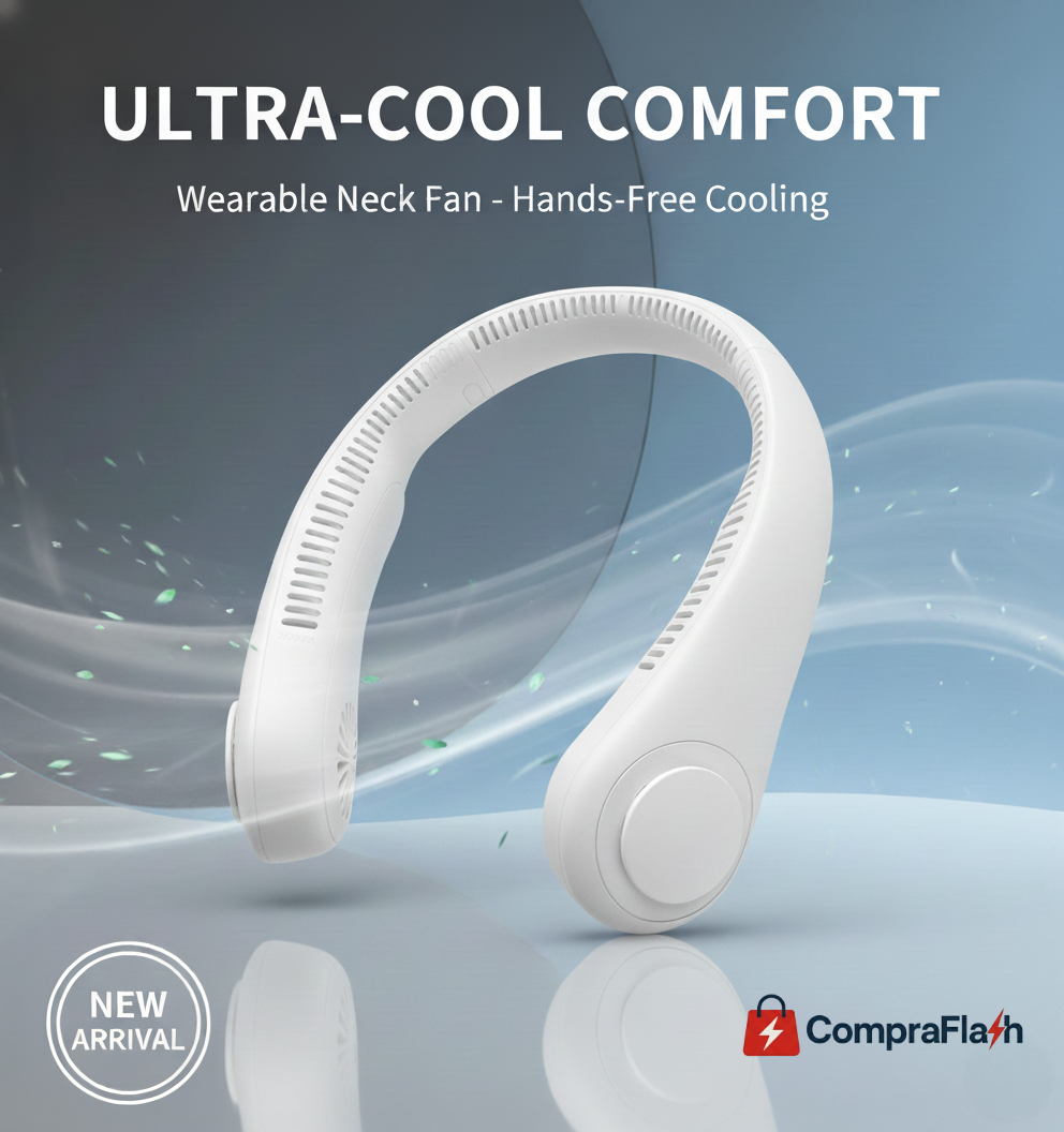NeckFan Pro™ - Ventilador portátil para cuello.
