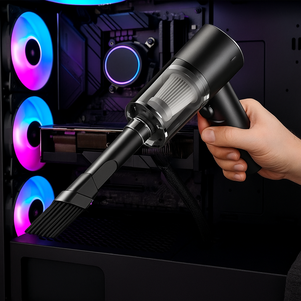 TurboClean Pro™ - Aspiradora portátil para autos.