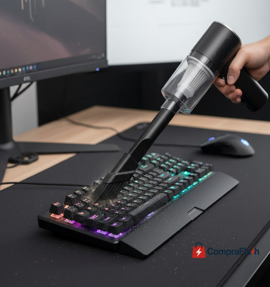 TurboClean Pro™ - Aspiradora portátil para autos.